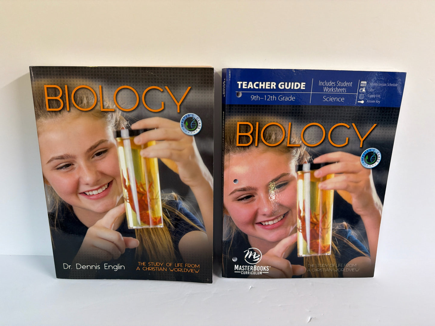 Biology Master Books Set  Pre-Owned Dr. Dennis Englin Science Textbooks