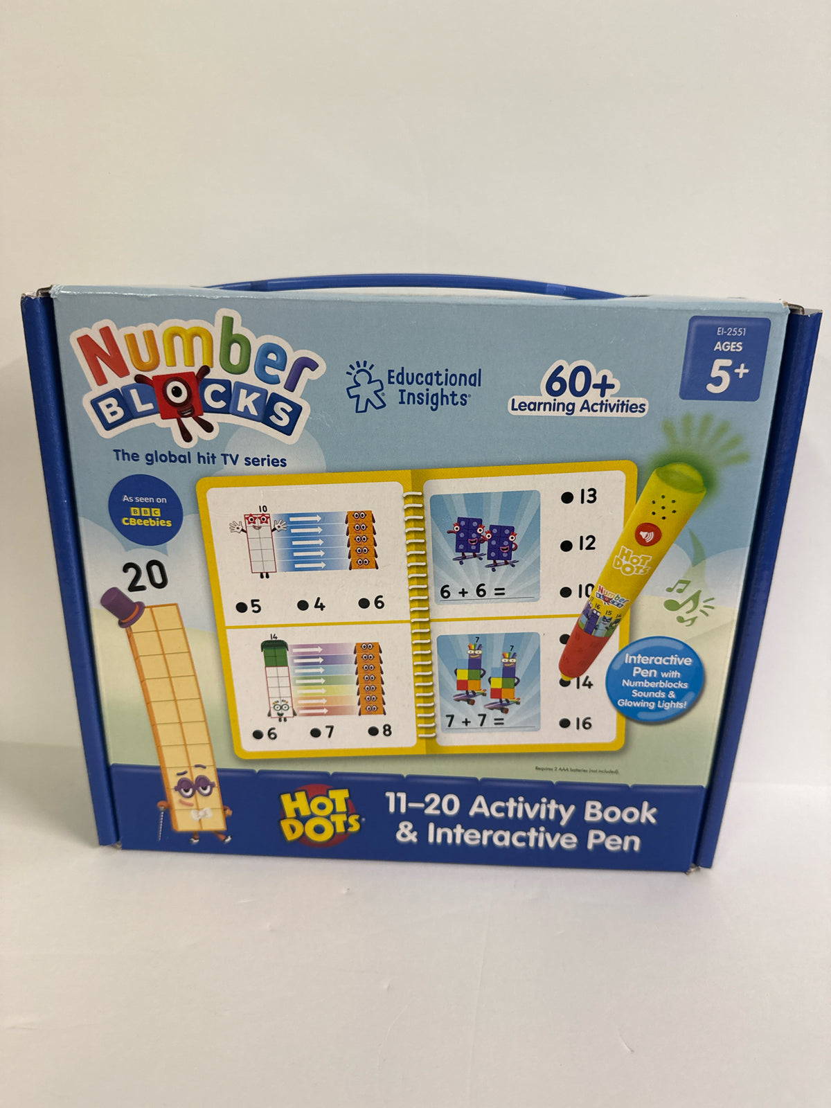 Number Blocks Educational Insights Pre-Owned Elementary Manipulatives