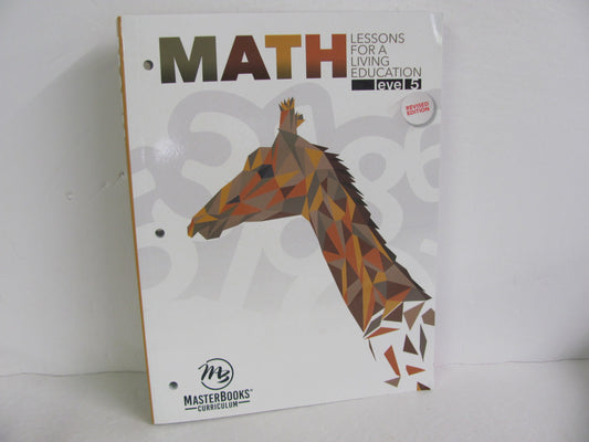 Math Lessons For A Living Education Master Books 5th Grade Mathematics Textbooks