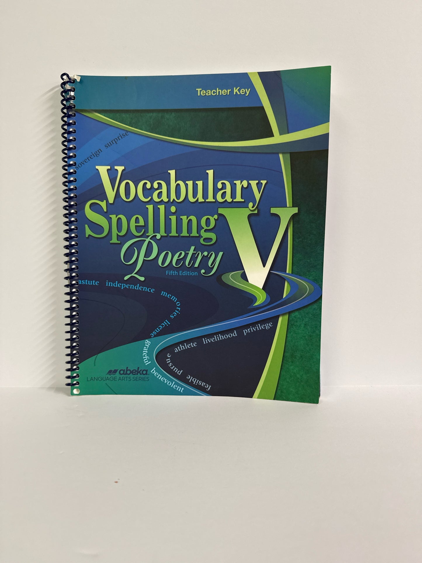 Vocabulary Spelling Poetry V Abeka Teacher Key  Pre-Owned Language Textbooks