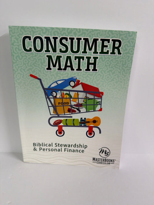 Consumer Math MasterBooks Student Book Pre-Owned Mathematics Textbooks