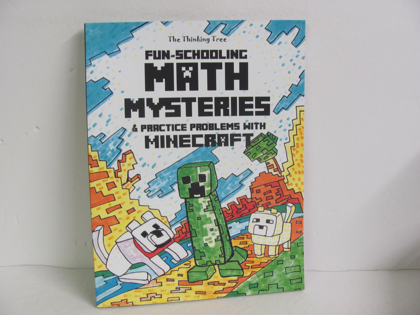Fun Schooling Math Mysteries Minecraft Workbook  Pre-Owned Computer Books