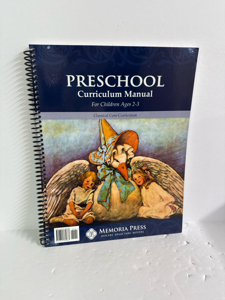 Preschool Curriculum Manual Memoria Press Preschool Memoria Press