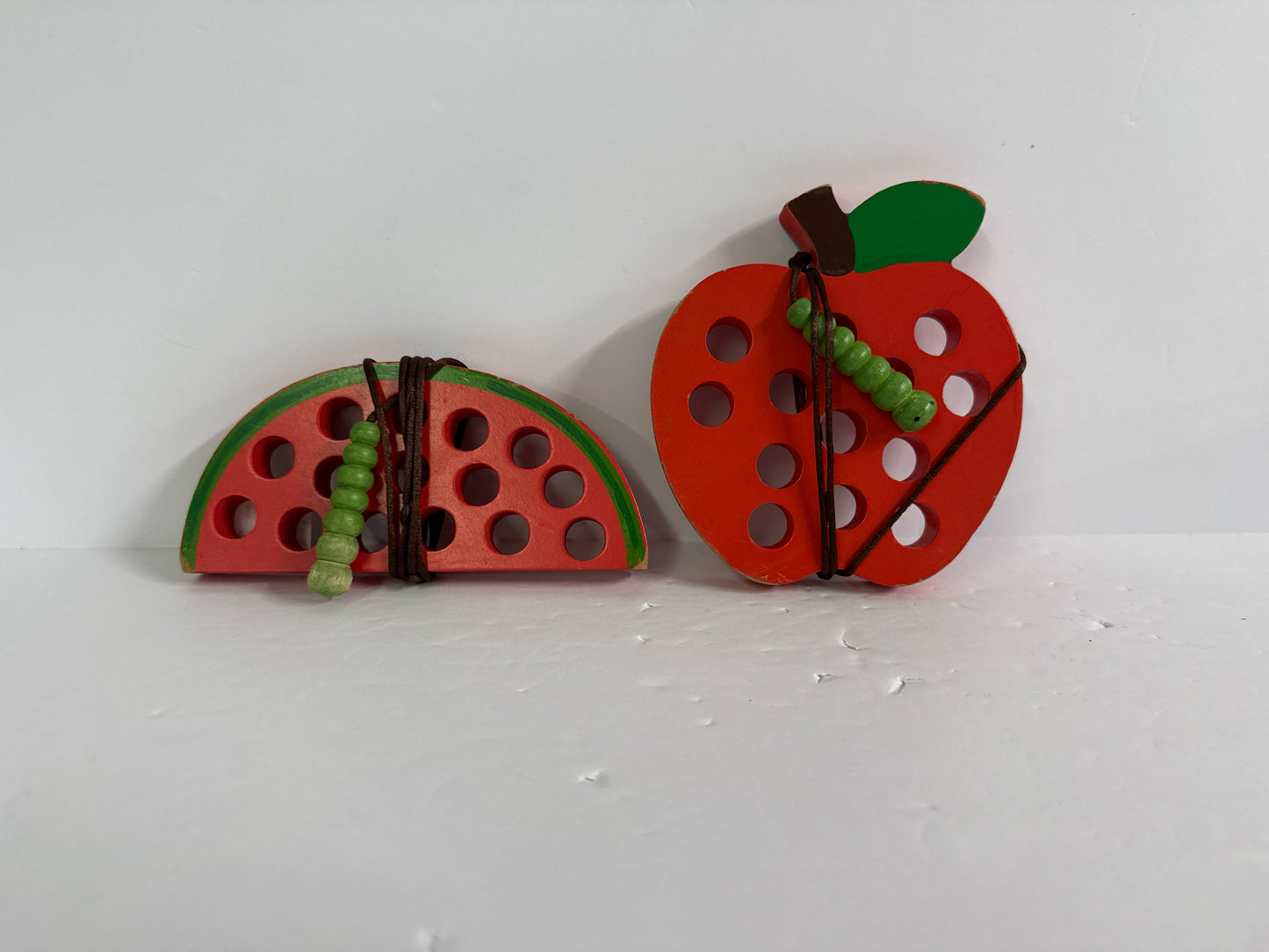 Wooden Lacing Toy Pre-Owned Preschool Early Learning