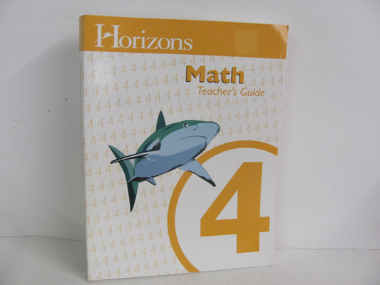 Math 4 Horizons Teacher Guide  Pre-Owned 4th Grade Mathematics Textbooks