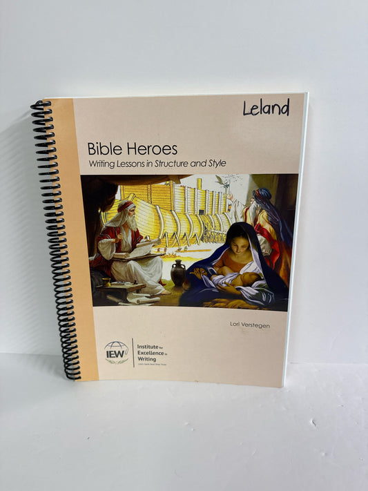 Bible Heroes IEW Student Workbook Pre-Owned Lori Verstegen Elementary 3rd Grade