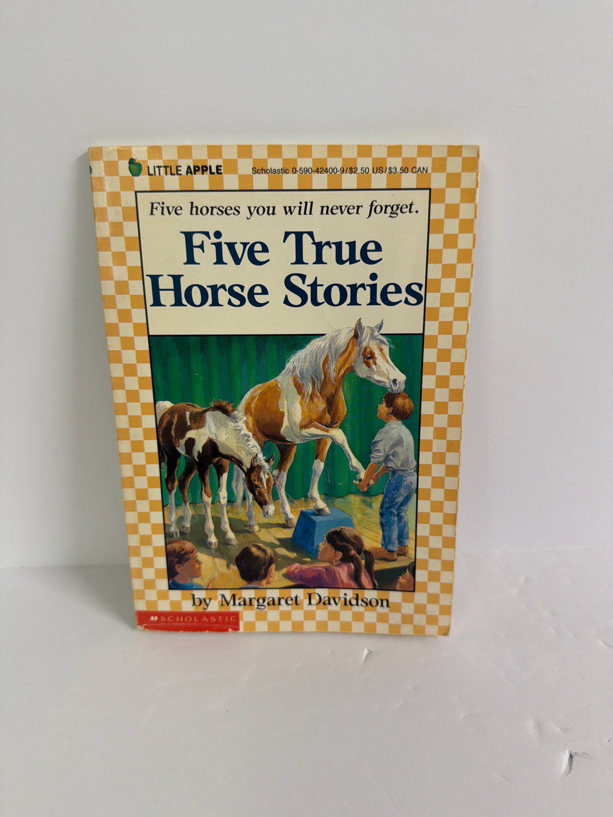 Five True Horse Stories Scholastic Pre-Owned Margaret Davidson Nonfiction Books