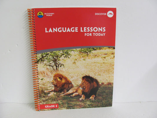 Language Lessons For Today My Father's World 2nd Grade Language Textbooks