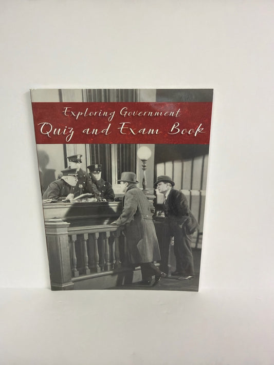 Exploring Government Notgrass Quiz and Exam Book High School History Textbooks
