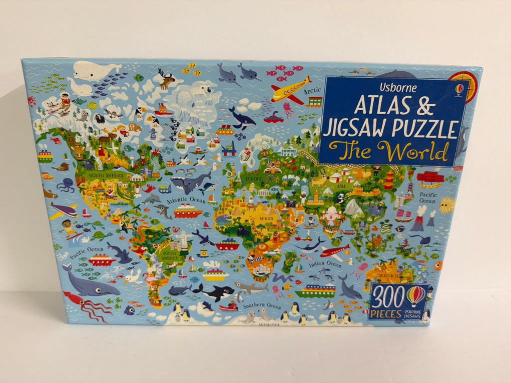 The World Usborne Puzzle  Preowned Games/Puzzles