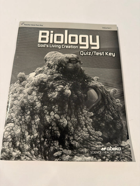 Biology God's Living Creation Abeka 10th Grade Biology/Human Body Books