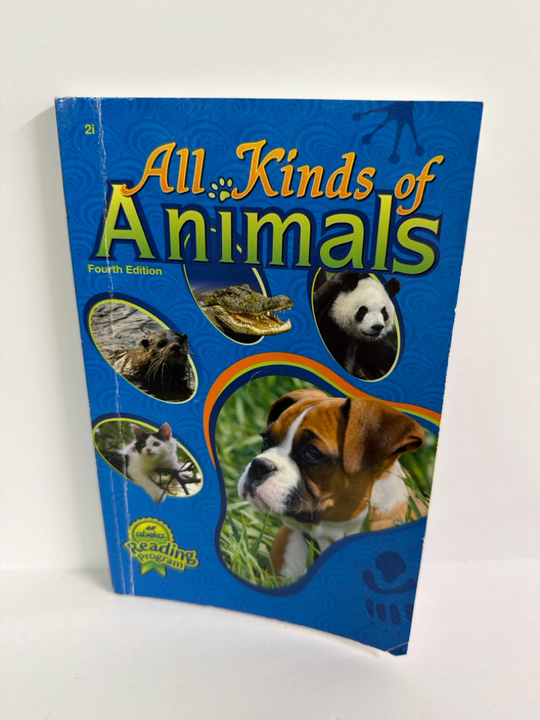 All Kinds of Animals Abeka Reader Pre-Owned 2nd Grade Reading Textbooks