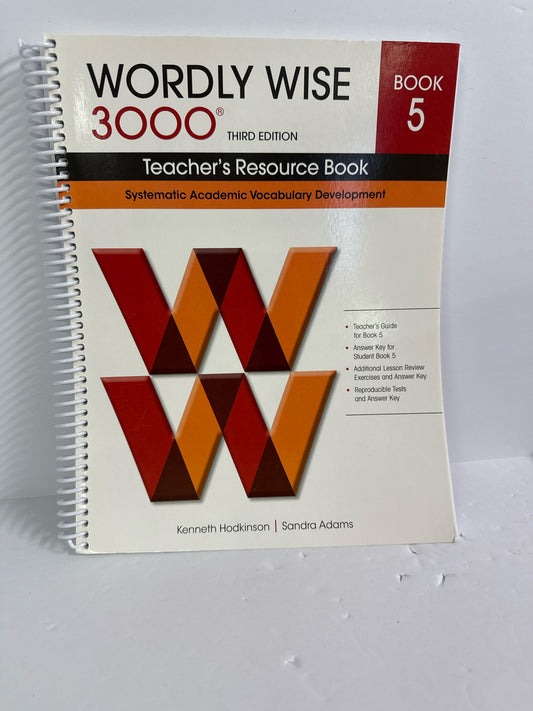 Wordly Wise 3000 School Speciality 5th Grade Language Textbooks
