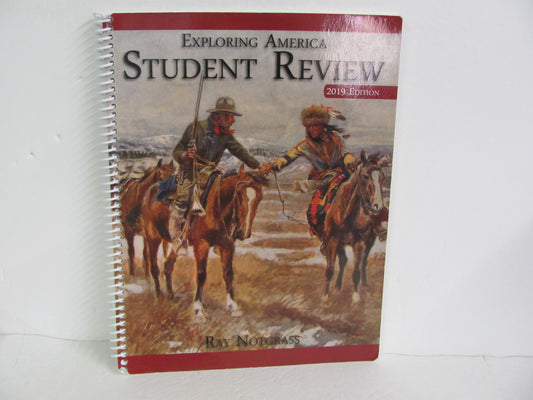 Exploring America Notgrass Student Review  Pre-Owned History Textbooks
