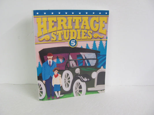 Heritage Studies 5 BJU Press Student Book Pre-Owned 5th Grade History Textbooks