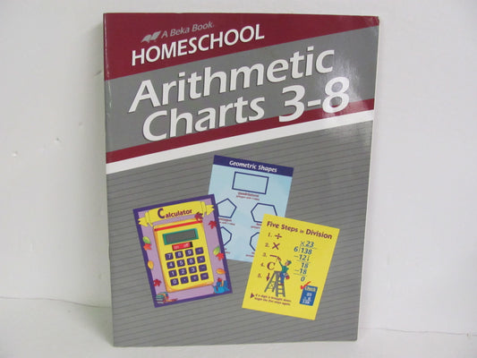 Arithmetic Charts 3-8 Abeka Pre-Owned Elementary Mathematics Textbooks