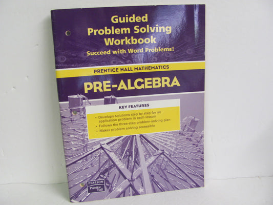 Pre Algebra Prentice Hall Workbook  Pre-Owned 8th Grade Mathematics Textbooks