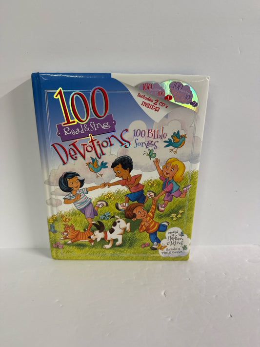 100 Read & Sing Devotions Tommy Nelson Pre-Owned Stephen Elkins Bible Textbooks