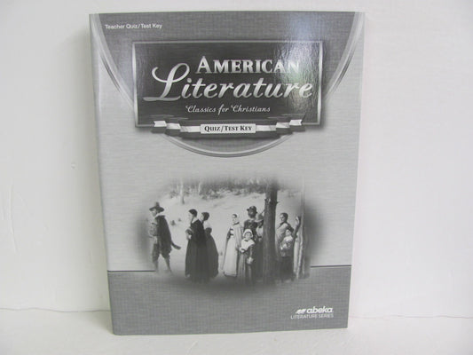 American Literature Abeka Quiz/Test Key  Pre-Owned 11th Grade Reading Textbooks