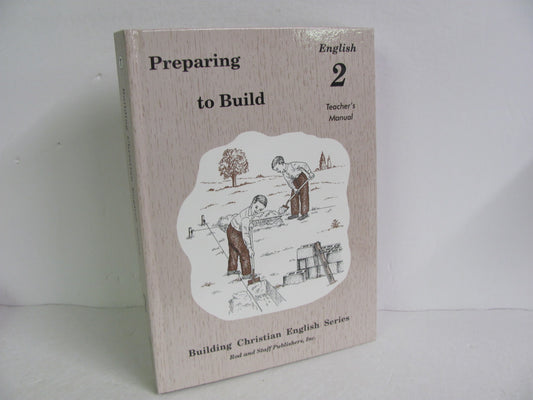 English 2 Rod & Staff Teacher Manual  Pre-Owned 2nd Grade Language Textbooks