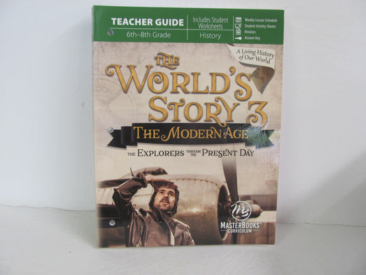The World's Story 3 Master Books Teacher Guide  Pre-Owned History Textbooks