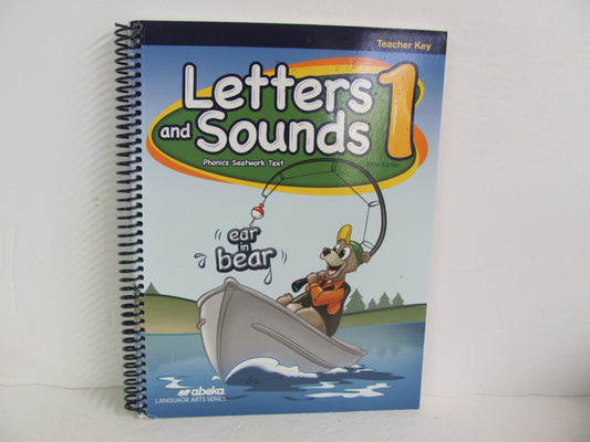 Letters and Sounds 1 Abeka Teacher Key  Pre-Owned 1st Grade Language Textbooks