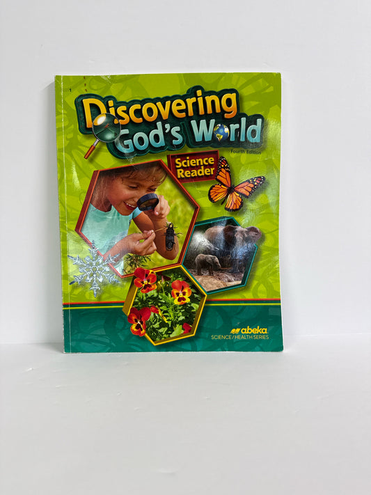 Discovering God's World Abeka Reader  Pre-Owned 1st Grade Science Textbooks