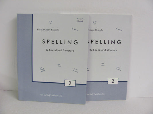 Spelling Rod & Staff Set  Pre-Owned 2nd Grade Spelling/Vocabulary Books
