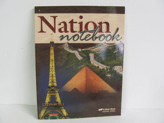 Nation Notebook Abeka Student Book Pre-Owned 5th Grade History Textbooks