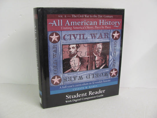 All American History Volume 2 Bright Ideas Press Rakes History Textbooks