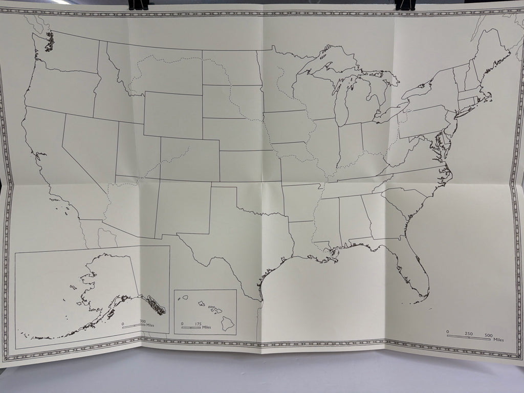 50 States Map Beautiful Feet Pre-Owned Miscellaneous