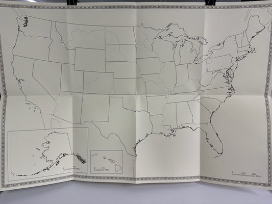 50 States Map Beautiful Feet Pre-Owned Miscellaneous