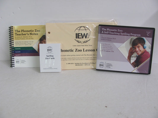 Phonetic Zoo C IEW Set  Pre-Owned Elementary Spelling/Vocabulary Books