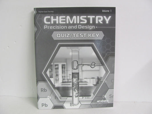 Chemistry Vol 1 Abeka Quiz/Test Key  Pre-Owned High School Science Textbooks