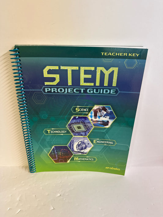Stem Project Guide Abeka Guide  Pre-Owned 9th Grade Science Textbooks