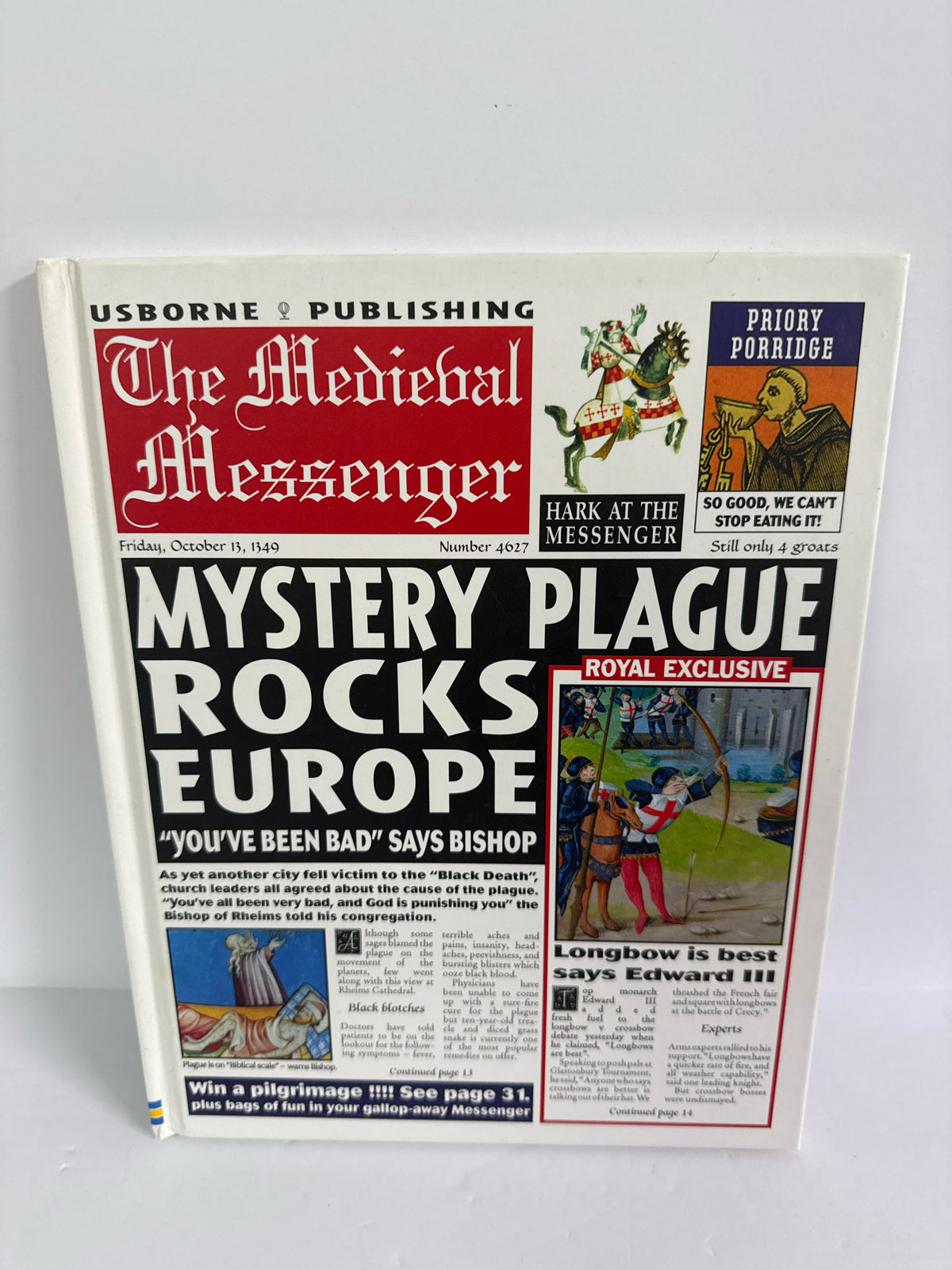 The Medieval Messenger Usborne Pre-Owned Elementary History Textbooks
