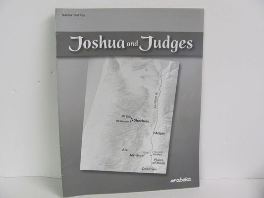 Joshua and Judges Abeka Test Key Pre-Owned 8th Grade Bible Textbooks