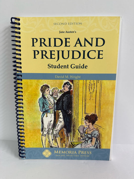 Pride & Prejudice Memoria Press Student Guide Pre-Owned Memoria Press