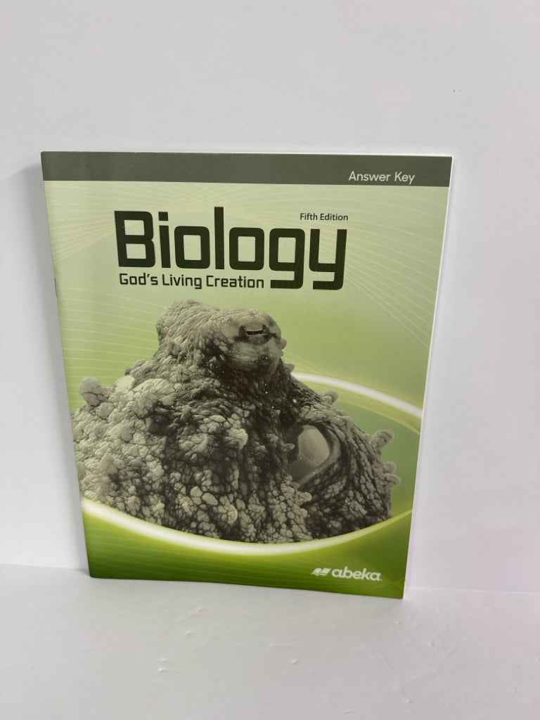 Biology God's Living Creation Abeka Answer Key  Pre-Owned Science Textbooks