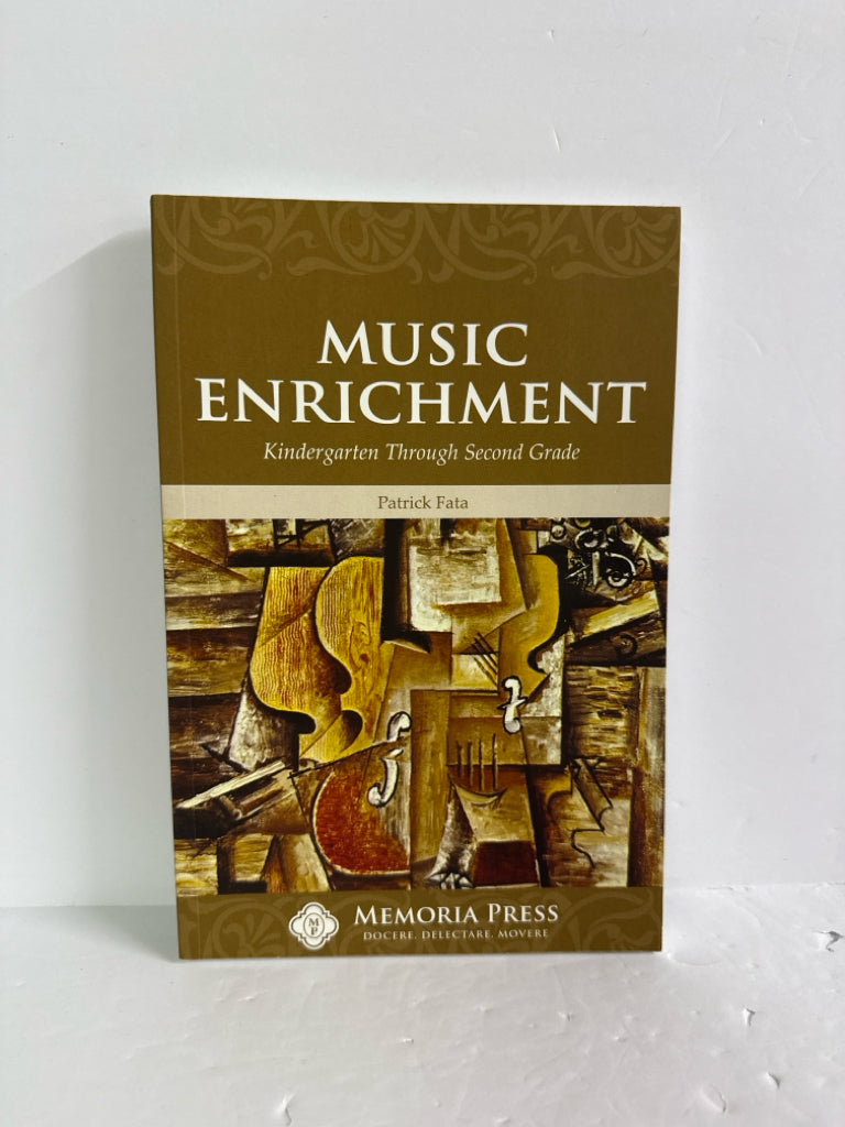Music Enrichment Memoria Press Student Book Pre-Owned Elementary Memoria Press