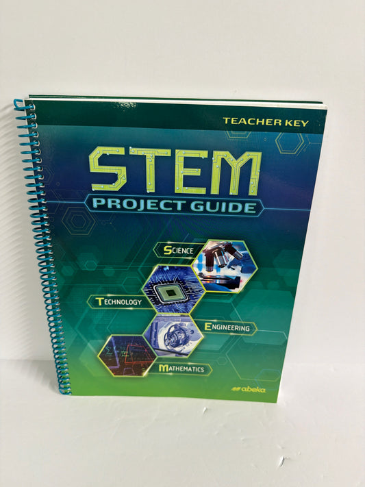 Stem Project Guide Abeka Teacher Key  Pre-Owned 9th Grade Science Textbooks