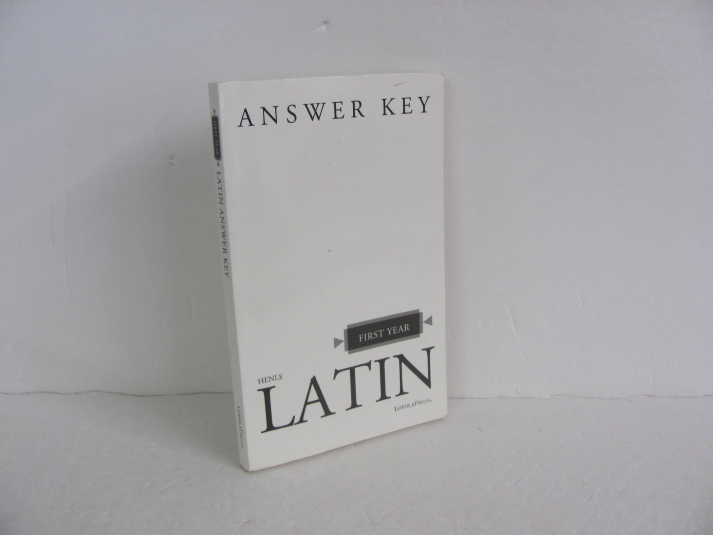 Henle Latin First Year Loyola Press Answer Key  Pre-Owned Latin Books