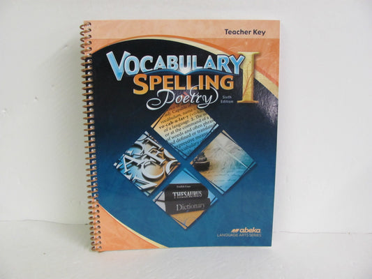 Vocabulary Spelling Poetry I Abeka 7th Grade Spelling/Vocabulary Books