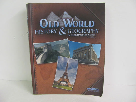 Old World History Abeka Student Book Pre-Owned 5th Grade History Textbooks
