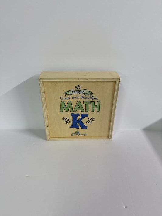 Math K The Good and the Beautiful Manipulative Set  Pre-Owned Good and Beautiful