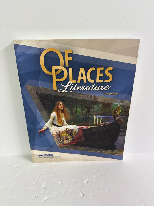 Of Places Literature Abeka Student Text  Pre-Owned 8th Grade Language Textbooks