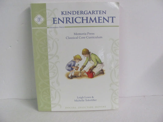 Kindergarten Enrichment Memoria Press Curriculum Pre-Owned Language Textbooks