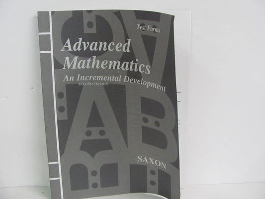 Advanced Mathematics Saxon Tests  Pre-Owned High School Mathematics Textbooks