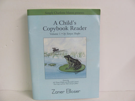 A Child's Copybook Reader Simply Charlotte Mason Pre-Owned Penmanship Books
