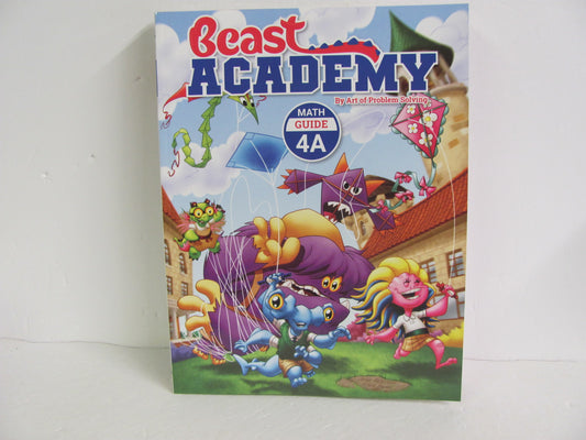 Math Guide 4A Beast Academy Pre-Owned 4th Grade Mathematics Textbooks